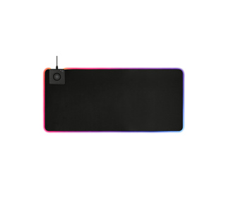 Deltaco Gaming GAM-092 tapis de souris Tapis de souris de jeu Noir