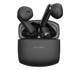 4smarts SkyBuds Air Casque True Wireless Stereo (TWS) Ecouteurs Appels/Musique/Sport/Au quotidien Bluetooth Noir