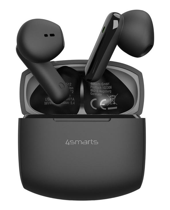 4smarts SkyBuds Air Casque True Wireless Stereo (TWS) Ecouteurs Appels/Musique/Sport/Au quotidien Bluetooth Noir