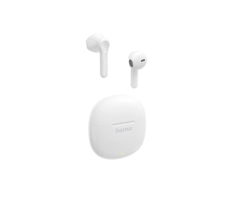 Hama Action One Casque True Wireless Stereo (TWS) Ecouteurs Appels/Musique Bluetooth Blanc