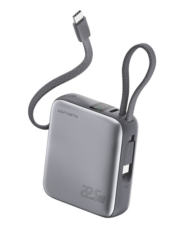 4smarts 541625 banque d'alimentation électrique Lithium Polymère (LiPo) 10000 mAh Gris