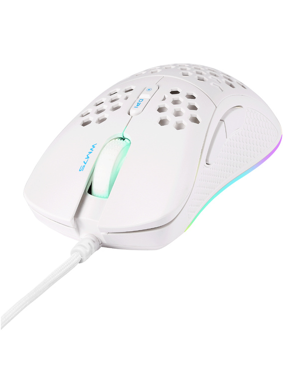 Deltaco Gaming GAM-108-W souris Droitier USB Type-A Optique 6400 DPI