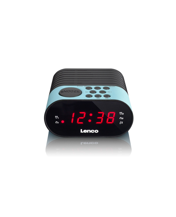 Lenco CR-07 Horloge Noir, Bleu