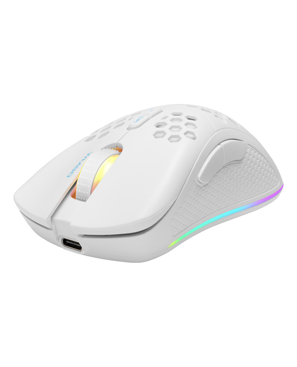 Deltaco Gaming GAM-120-W souris Droitier RF Wireless + Bluetooth + USB Type-A Optique 4800 DPI