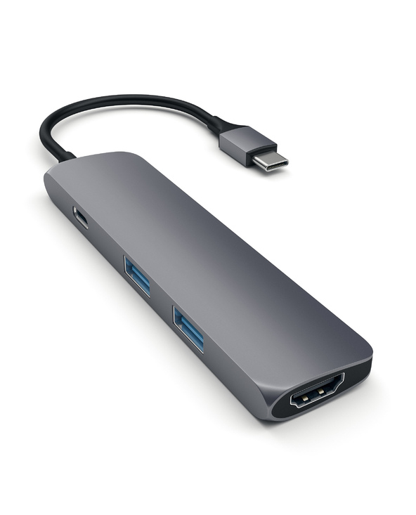 Satechi ST-CMAM station d'accueil USB 3.2 Gen 1 (3.1 Gen 1) Type-C Gris