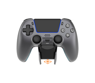 Deltaco Gaming GAM-199-STEELGRAY accessoire de jeux vidéo Gris, Métallique, Acier Bluetooth/USB Manette de jeu PlayStation 5, An