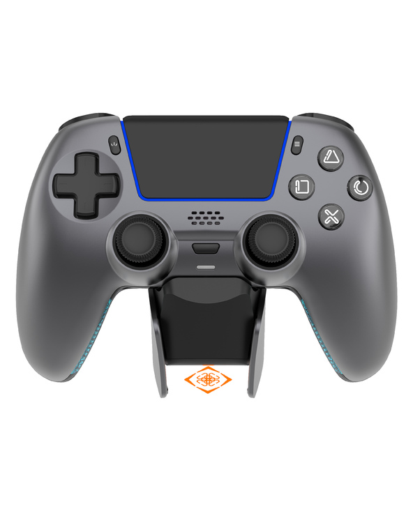 Deltaco Gaming GAM-199-STEELGRAY accessoire de jeux vidéo Gris, Métallique, Acier Bluetooth/USB Manette de jeu PlayStation 5, An