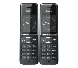 Gigaset COMFORT 550HX Duo Téléphone analog/dect Identification de l'appelant Noir