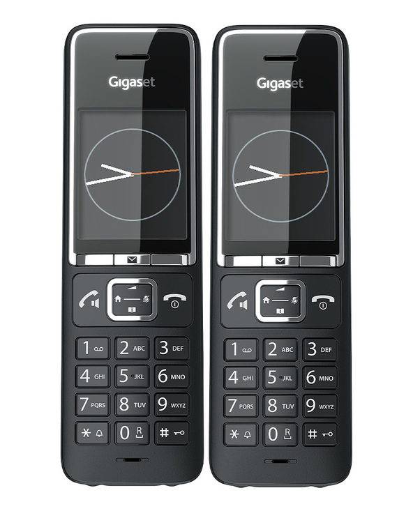 Gigaset COMFORT 550HX Duo Téléphone analog/dect Identification de l'appelant Noir