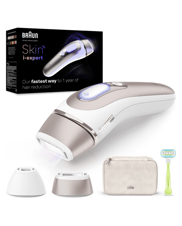 Braun Skin i-expert PL7147 Lumière pulsée Or rose, Blanc