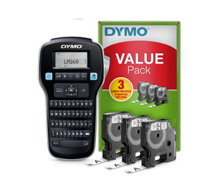 DYMO LabelManager DY LM 160 imprimante pour étiquettes A jet d'encre thermique 180x180 DPI 12 mm/sec D1 QWERTY