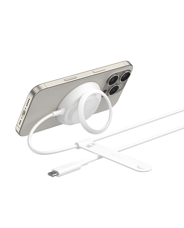 Belkin WIA014hqWH Casques, Smartphone Blanc USB Recharge sans fil Charge rapide Intérieure