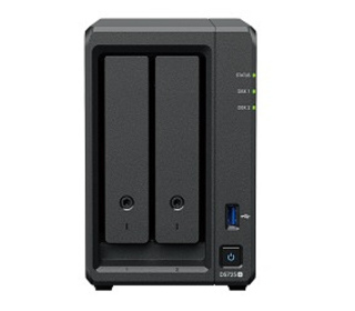 Synology DP320 serveur de stockage NAS Bureau R1600 8 Go 16 To Noir