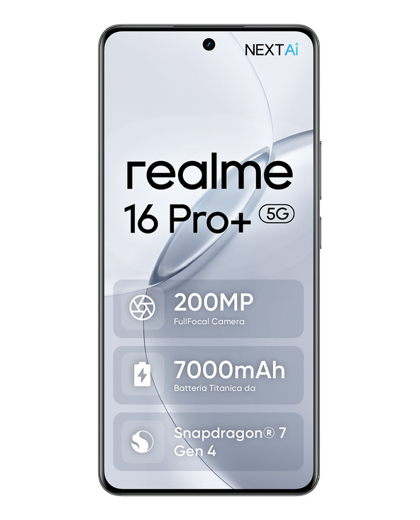 realme 16 PRO+ 6.8" 512 Go Gris