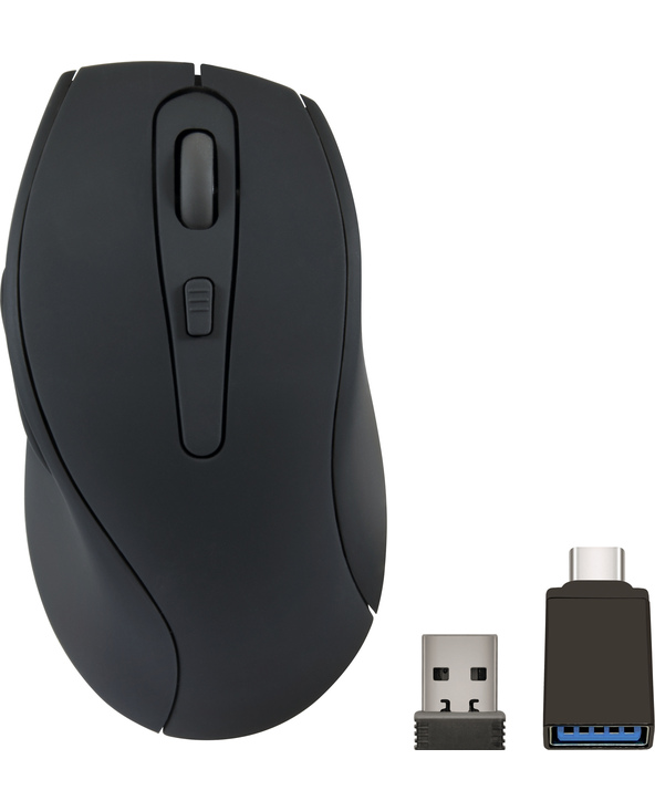SPEEDLINK SL-630004-RRBK souris Maison Droitier RF sans fil Optique 1600 DPI