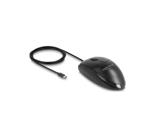 DeLOCK Souris de bureau USB Type-C optique - Silencieuse