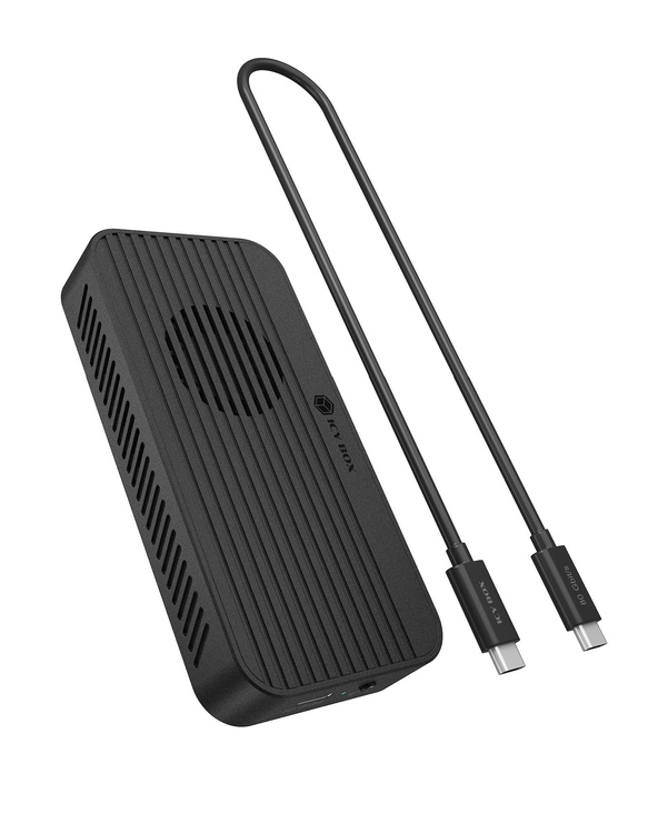 ICY BOX Diamond Case 1980 Enceinte ssd Noir M.2