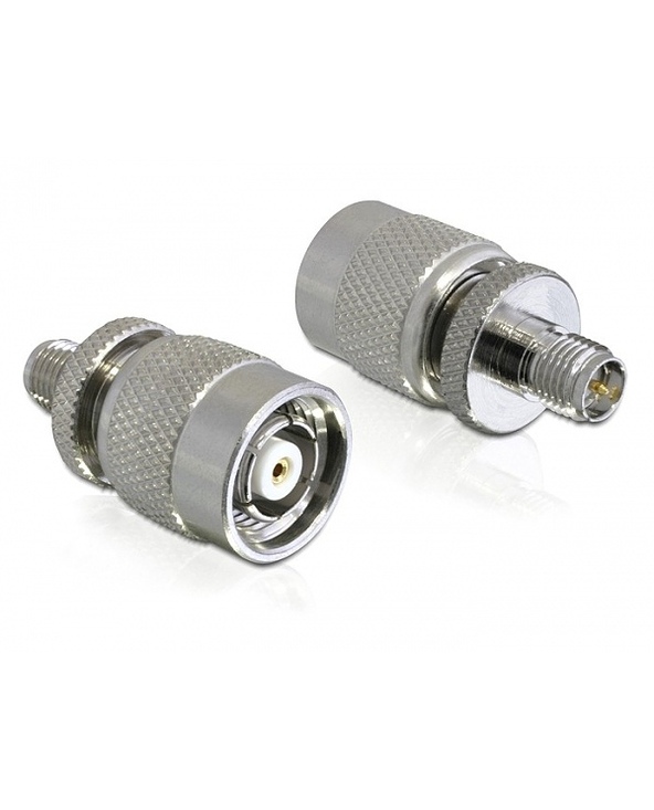 DeLOCK 88411 changeur de genre de câble RP-SMA RP-TNC Argent