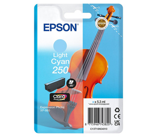 Epson 250 Violin Claria Photo HD cartouche d'encre 1 pièce(s) Original Cyan clair