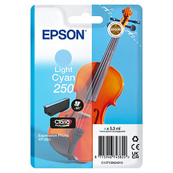 Epson 250 Violin Claria Photo HD cartouche d'encre 1 pièce(s) Original Cyan clair