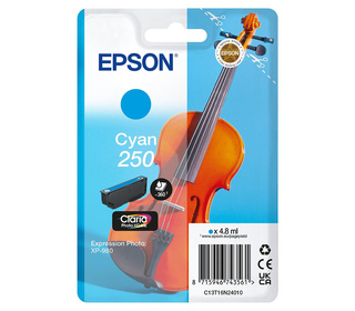 Epson 250 Violin Claria Photo HD cartouche d'encre 1 pièce(s) Original Cyan