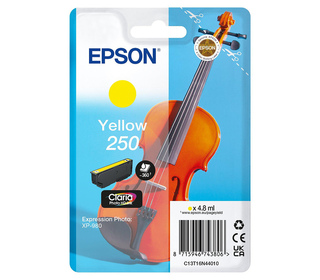 Epson 250 Violin Claria Photo HD cartouche d'encre 1 pièce(s) Original Jaune