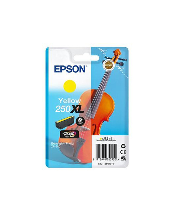 Epson 250XL Violin Claria Photo HD cartouche d'encre 1 pièce(s) Original Rendement élevé (XL) Jaune