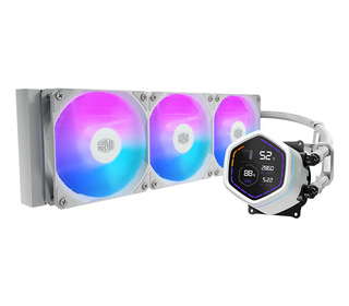 Cooler Master MasterLiquid Core Nex Digital Processeur Kit watercooling 12 cm Blanc