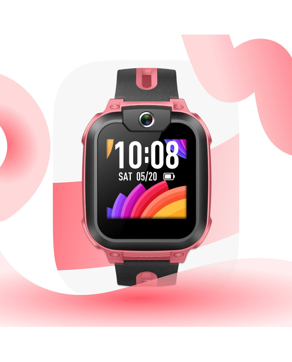 imoo Z1 3,3 cm (1.3") TFT Numérique 240x240 pixels Écran tactile 4G Rose Wifi GPS (satellite)