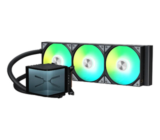 TRYX PANORAMA ARGB 360 Processeur Kit watercooling 12 cm Noir 1 pièce(s)