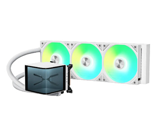 TRYX PANORAMA ARGB 360 Processeur Kit watercooling 12 cm Blanc 1 pièce(s)
