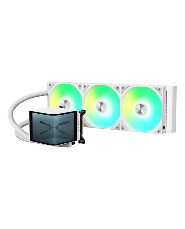 TRYX PANORAMA ARGB 360 Processeur Kit watercooling 12 cm Blanc 1 pièce(s)