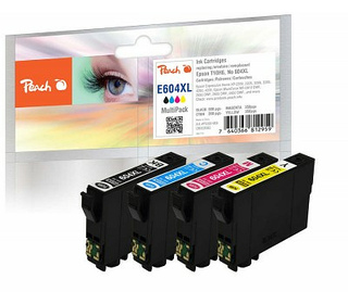 Peach PI200-988 cartouche d'encre 3 pièce(s) Original Rendement élevé (XL) Noir, Cyan, Magenta, Jaune