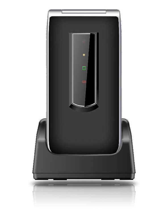 Beafon SL495 LTE 6,1 cm (2.4") 86 g Noir, Argent Téléphone d'entrée de gamme