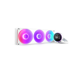 NZXT Kraken Elite 420 RGB Processeur Kit watercooling 14 cm Blanc 1 pièce(s)