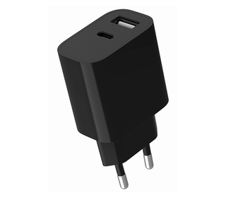 Gembird GMB Audio TA-UC-2AC12-01-BK chargeur d'appareils mobiles Universel Noir Secteur Intérieure