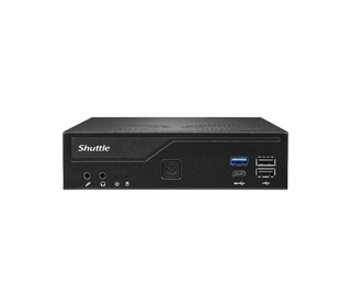 Shuttle XPС slim DH610V2 barebone PC/ poste de travail 1,35L mini PC Noir Intel H610 LGA 1700