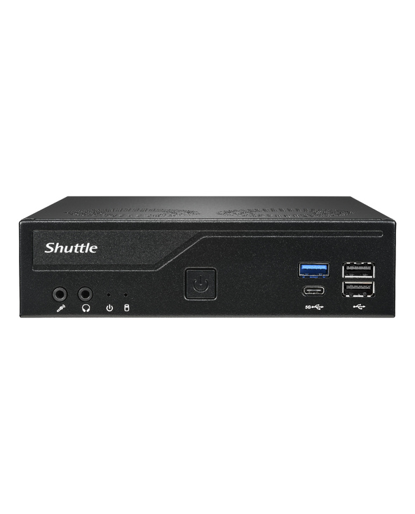 Shuttle XPС slim DH610V2 barebone PC/ poste de travail 1,35L mini PC Noir Intel H610 LGA 1700