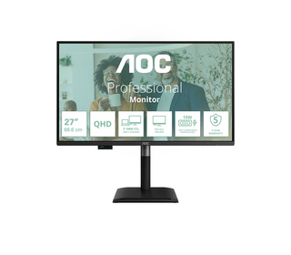 AOC Q27P4CV 27" LED Quad HD 4 ms Noir