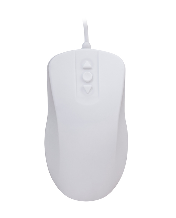 Contour Design Active Key Contour ClassicClean Souris Médicale IP68 5 Boutons Filaire Blanc PMH1
