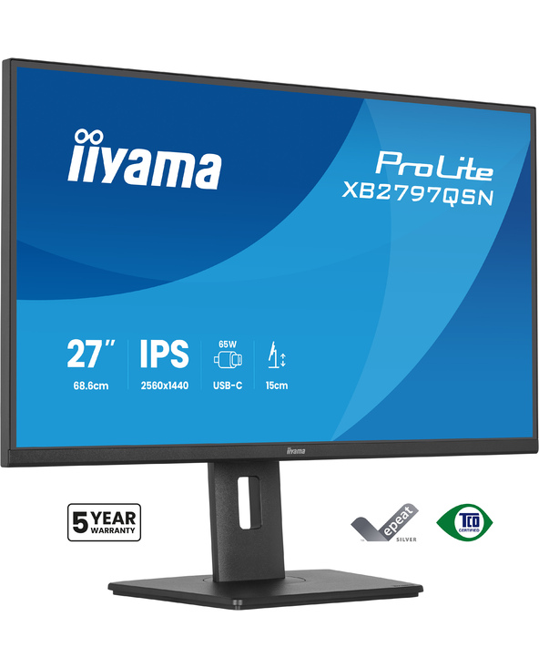 iiyama ProLite XB2797QSN-B1 27" LCD Quad HD Noir