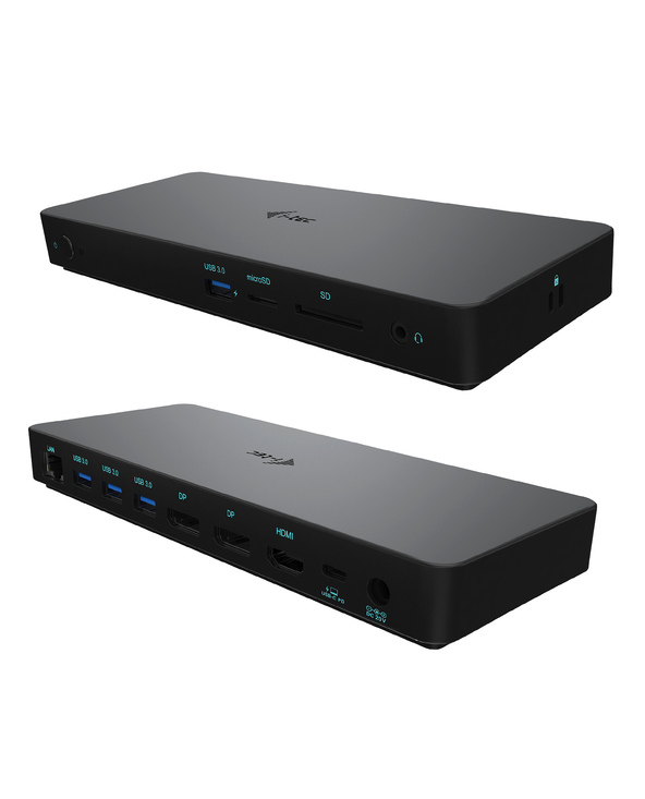 i-tec USB-C/Thunderbolt Triple Display Docking Station + Power Delivery 100W