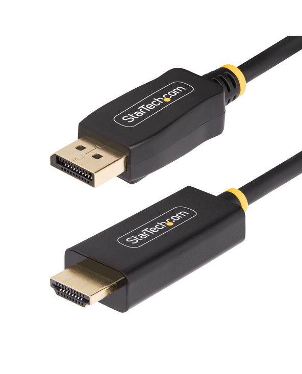 StarTech.com Câble Adaptateur DisplayPort vers HDMI de 1m, 4K 60Hz avec HDR, DP vers HDMI 2.0b, Convertisseur Vidéo Actif, Displ