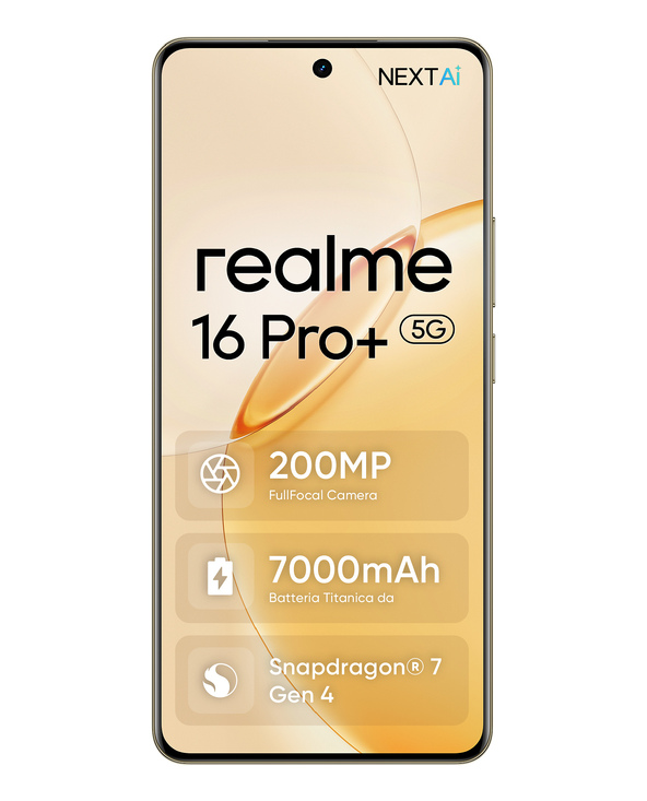 realme 16 PRO+ 6.8" 512 Go Or