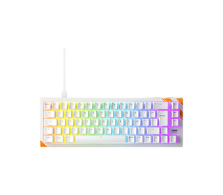 CHERRY K5 PRO TMR COMPACT clavier Gaming USB AZERTY Français Orange, Blanc
