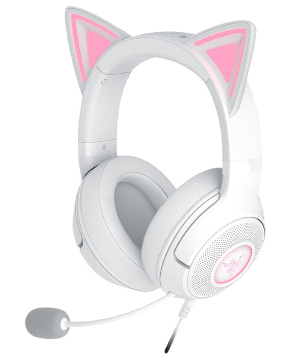 Razer Kraken Kitty V2 Casque Avec fil Arceau Gaming USB Type-A Blanc