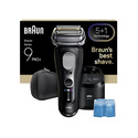 Braun Series 9 Pro+ 9660CC Rasoir à grille Tondeuse Noir, Argent