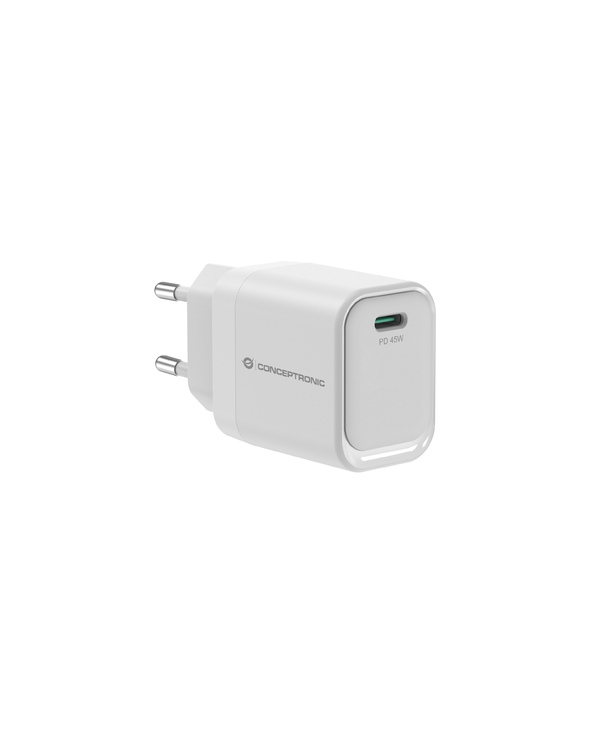 Conceptronic ALTHEA19W45 chargeur d'appareils mobiles Universel Blanc Secteur Charge rapide Intérieure