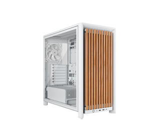 Corsair FRAME 4000D WOOD RS Midi Tower Bois, Blanc