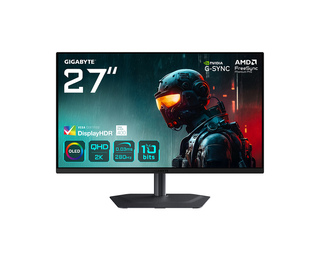 GIGABYTE MO27Q2A MONITEUR DE JEU OLED 2K QHD 27" - 2560 X 1440, 280HZ, 0,03MS, 250 CD/M², FREESYNC PREMIUM PRO, DISPLAYHDR TRUE 